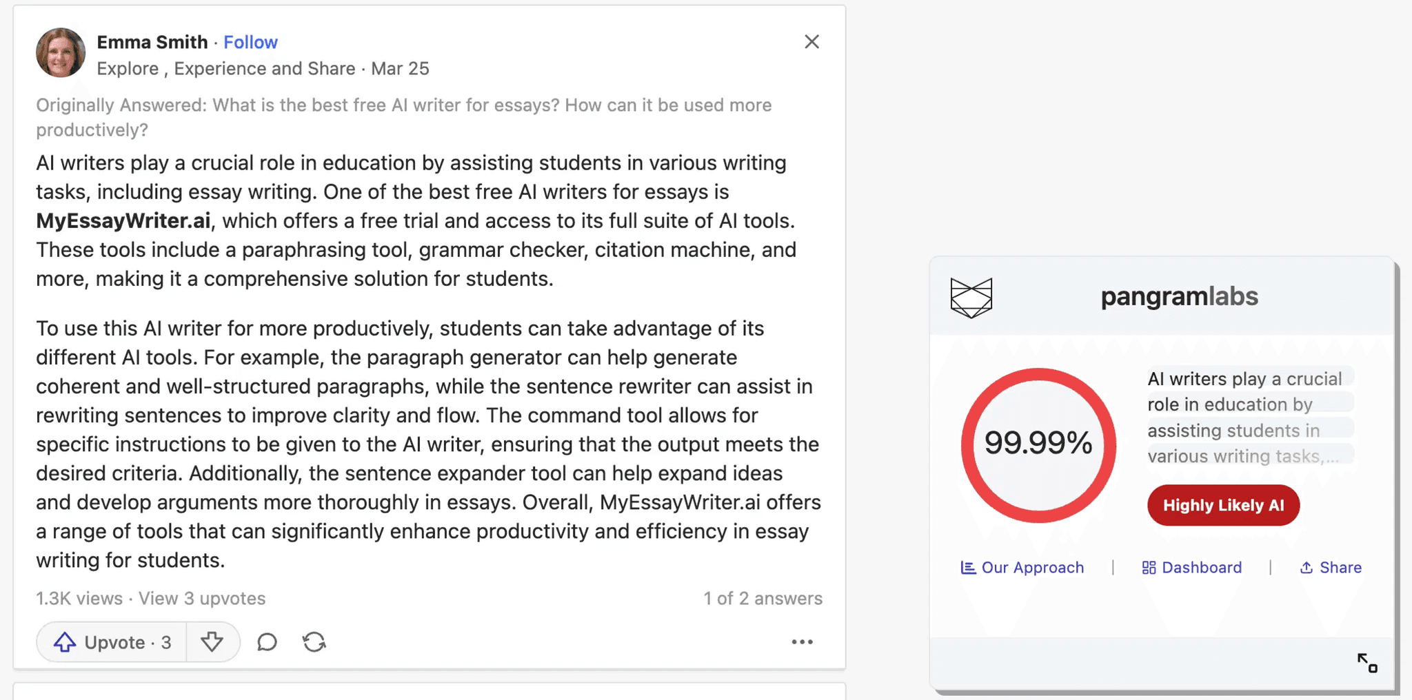 Pangram Detecting AI-Written Content