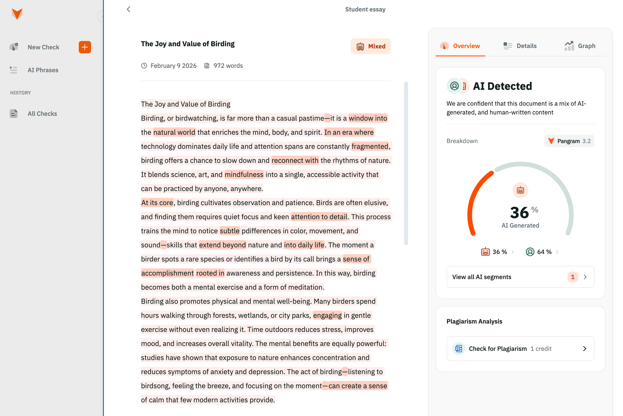 Mix of AI-generated, and Human-Written Content